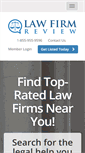 Mobile Screenshot of lawfirmreview.com